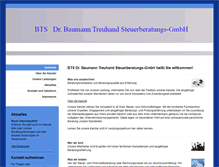 Tablet Screenshot of bts-baumann.de